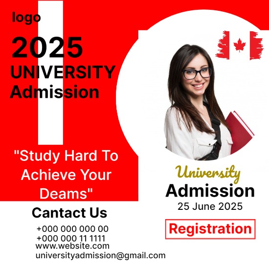 University Admission Post design